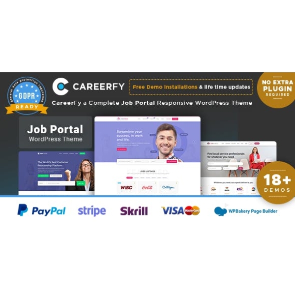 Careerfy Job Board WordPress Theme - Image 1