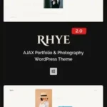 Rhye AJAX Portfolio WordPress Theme I vs 4.2.6