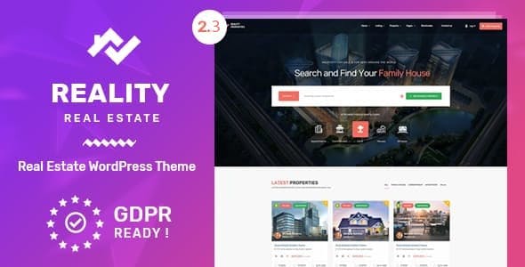 Reality-Estate-Multipurpose-WordPress-Theme Reality – Estate Multipurpose WordPress Theme | vs2.5.6 - Image 1